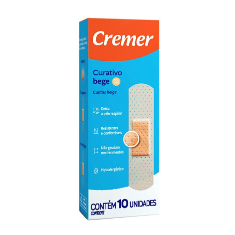 Curativo Cremer Bege 10Un