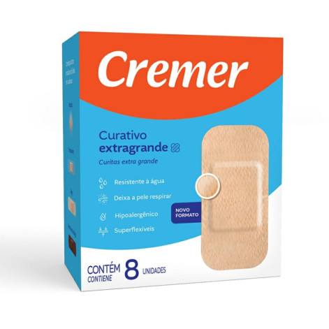 Curativo Cremer Extra G Bege 8Un