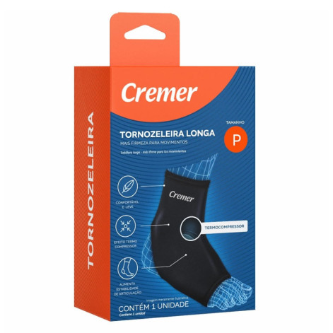 Tornozeleira Cremer Longa Preta P