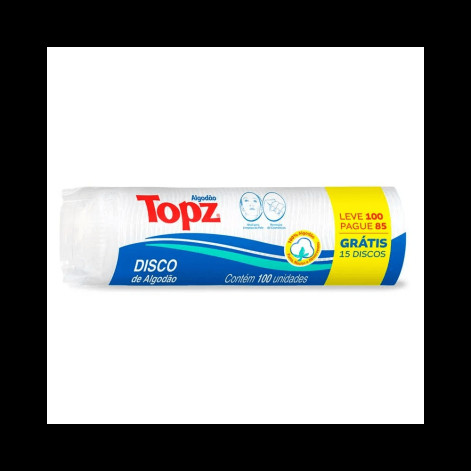 Algodao Disco Topz Leve 100 Pague 85
