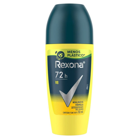 Desodorante Roll-On Rexona Masc V8 50ML