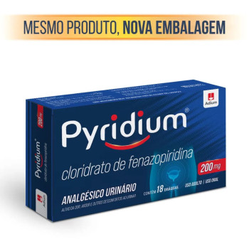 Pyridium 200 Mg C/18 Drg