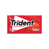 Trident Chiclete Sem Açúcar Sabor Morango Com 5 Unidades
