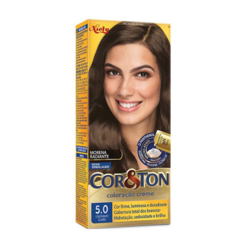 Tinta Cor E Ton Castanho Claro 5.0