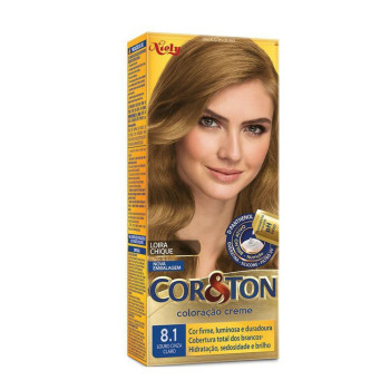 Tinta Cor E Ton Louro Cinza Claro 8.1