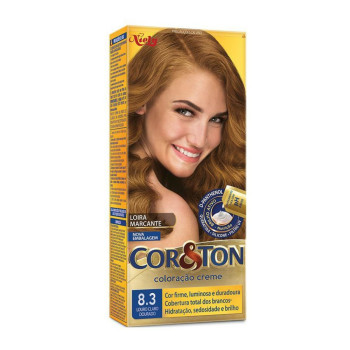 Tinta Cor E Ton Louro Dourado 8.3