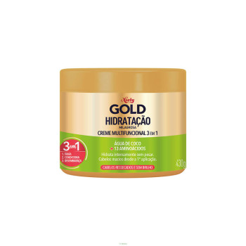 Máscara Capilar Niely Gold Hid Agua De Coco 430G