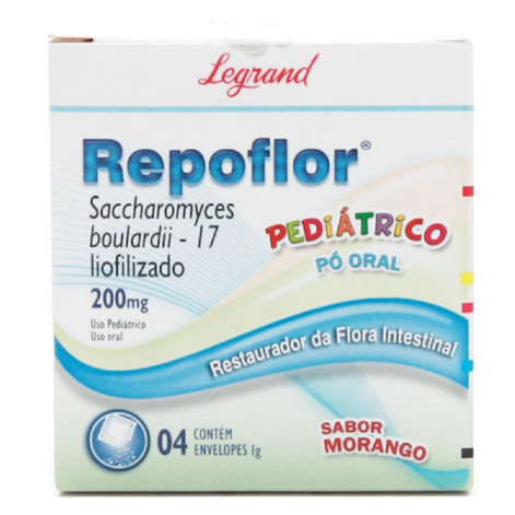 Repoflor Ped 200Mg C/4 Uni