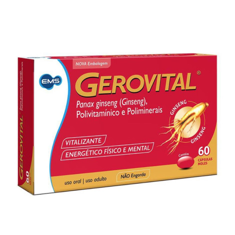Polivitamínico Gerovital 60 cápsulas