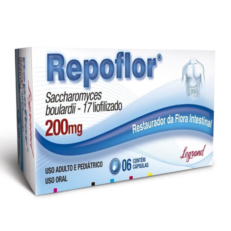 Repoflor 200 Mg C/ 6 Caps