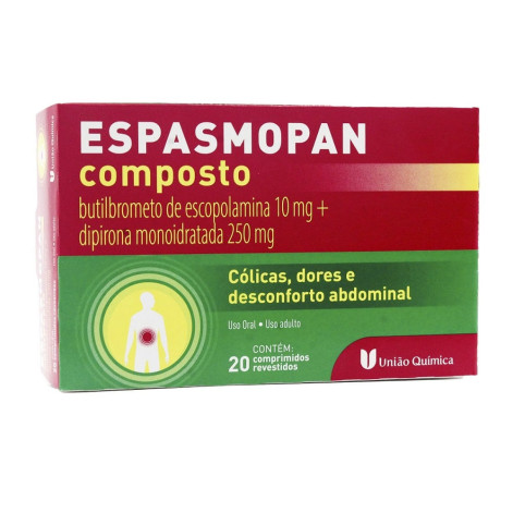 Espasmopan Compost 10Mg+250Mg C/ 20Comp
