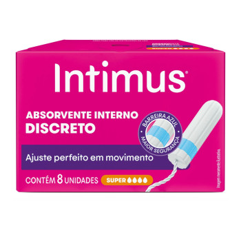 Absorvente Interno Intimus Super C/8 Un
