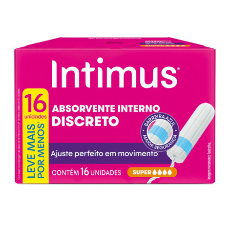 Absorvente Intimus Interno Super 16Un
