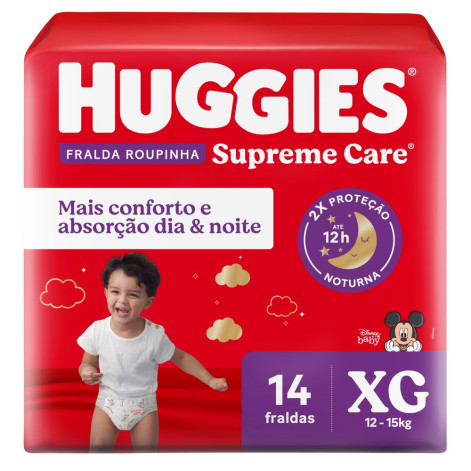 Fralda Huggies Roupinha Xg C/14Un