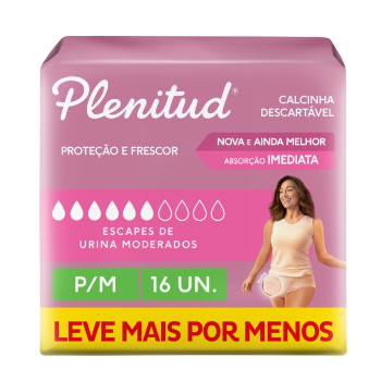 Fralda Adulta Plenitud 16Un Roup Int Active P/M