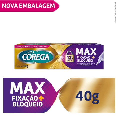 Corega Ultra Creme 40 G Sem Sabor