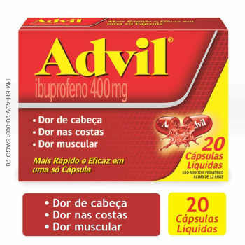 Advil 400 Mg C/20 Caps Liq