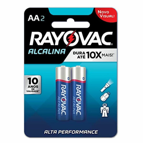 Pilha Rayovac Alc Pq Aa2 C/2 Un