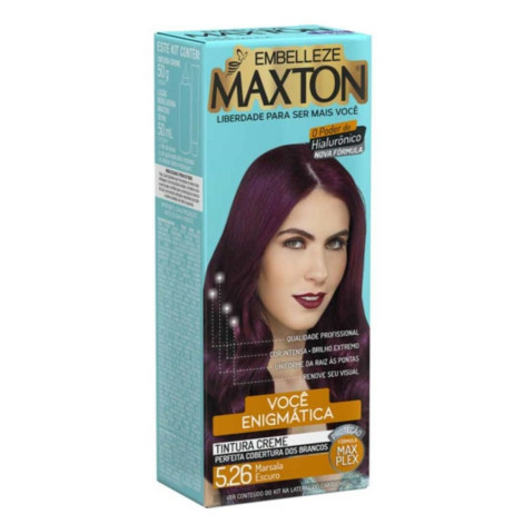 Tinta de Cabelo Permanente Maxton Você Mais Enigmática - 5.26 Marsala Escuro
