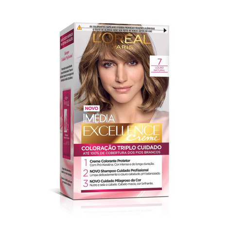 Tinta Imédia Excellence 7 Louro Natural