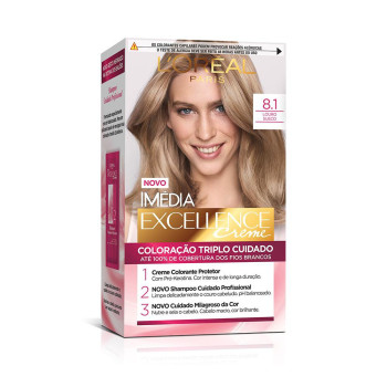 Tinta Imedia Excel Louro Sueco 8.1