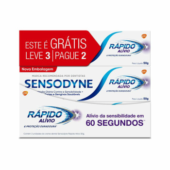 Creme Dental Sensodyne Rapido Alivio 50G