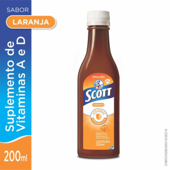 Emulsao Scott Laranja C/200 ML