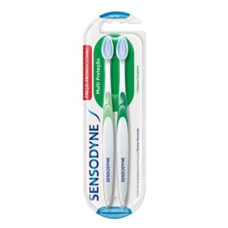 Escova Dental Sensodyne Kit Multiprotecao Macia C/2