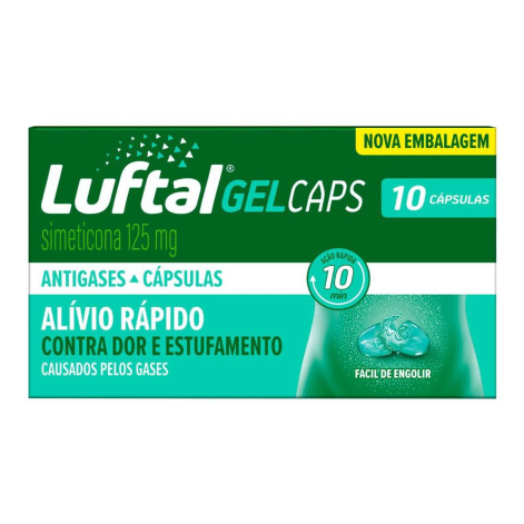 Luftal Gel 125 Mg C/10 Capsulas