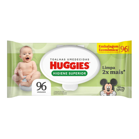 Toalhas Umed Huggies 96Un S/Alcool