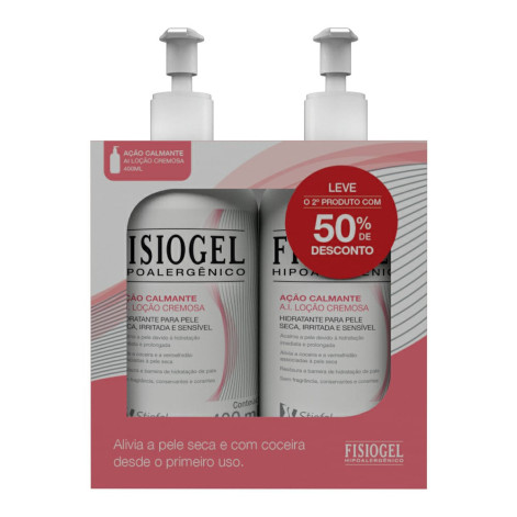 Kit Fisiogel Ai Acao Calm Loc Crem C/400ML