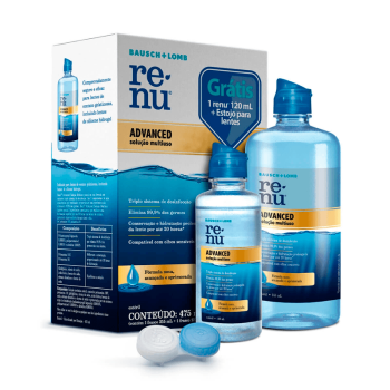 Solução Multiuso para Lente de Contato Packon Renu Advanced 335ml + 120ml