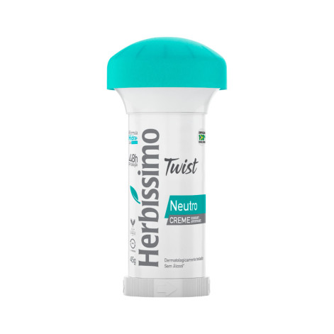 Desodorante Antitranspirante Creme Herbissimo Twist Neutro 45Gr