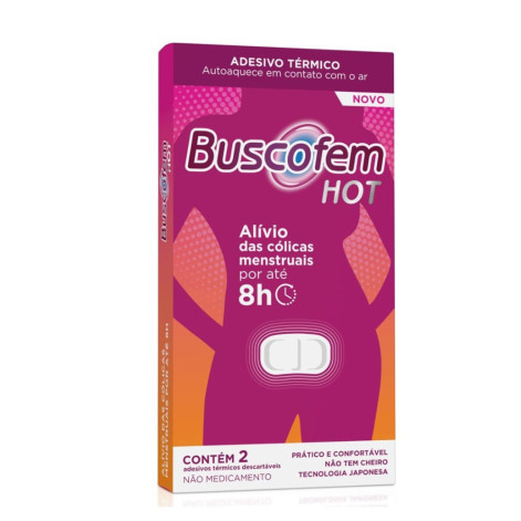 Buscofem Hot Adesivo Term C/ 2Saches