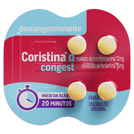 Coristina D Congest 4 Comprimidos