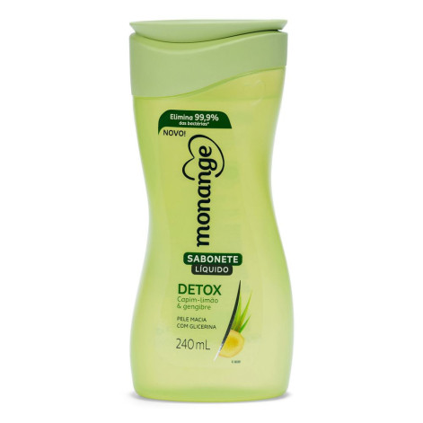 Sabonete Líquido Monange Detox 240ML