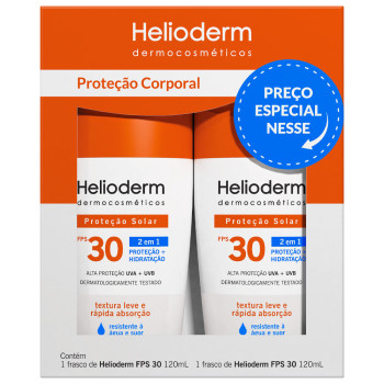 Helioderm Kit Suncar Fps30 120ML