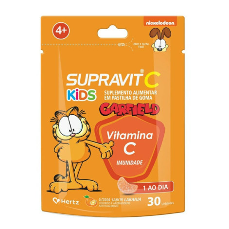 Supravit C Kids Laranja 30 Gomas