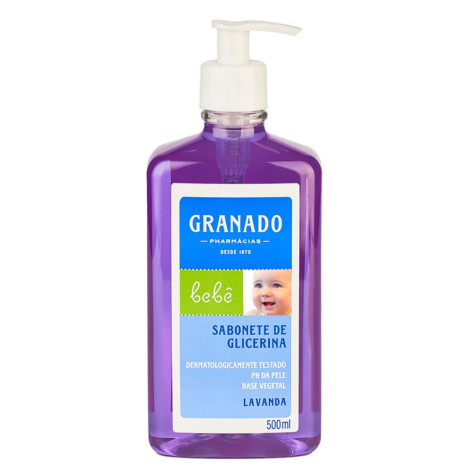 Sabonete Líquido Ganado Glic Bebe Lavanda 500ML