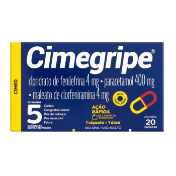 Cimegripe 400 Mg C/20 Cps