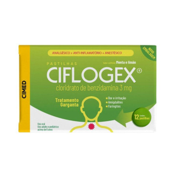 Ciflogex Past Menta Limao C/12