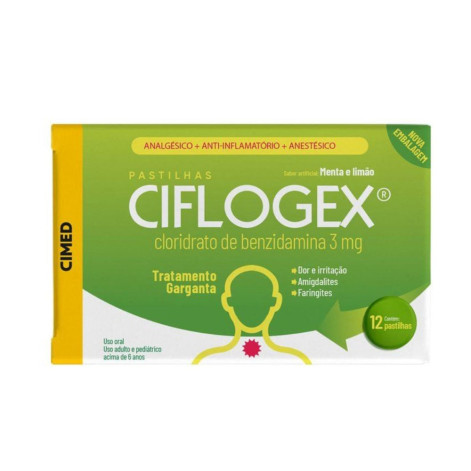 Ciflogex Past Menta Limao C/12