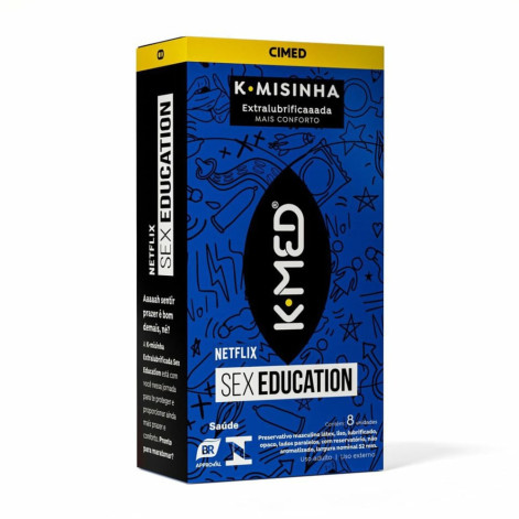 Preservativo K-MED K-MISINHA SEX EDUCATION 8 UNIDADES