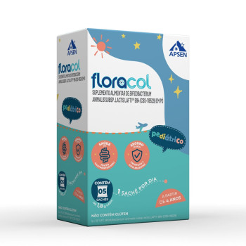 Floracol Pediatrico Com 5 Saches 1,8gr