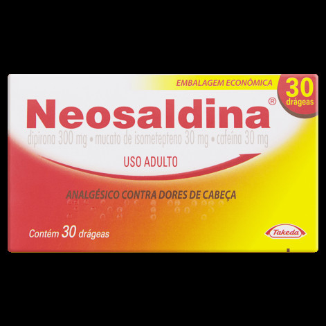 Neosaldina Analgésico 30 drágeas