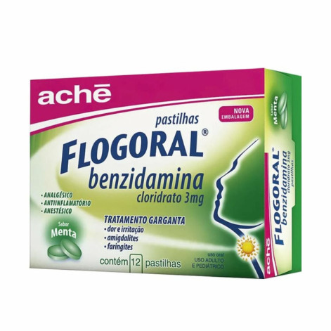 Flogoral Menta C/ 12 Past