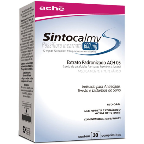 Sintocalmy 600 Mg C/30 Comp