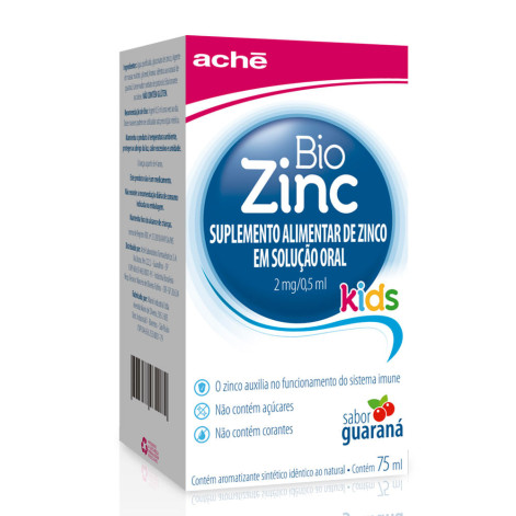 Zinco BioZinc Kids 2mg/0,5ml Infantil 75ml