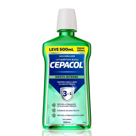 Enxaguante Buc Cepacol Ment Intense L500P350ML