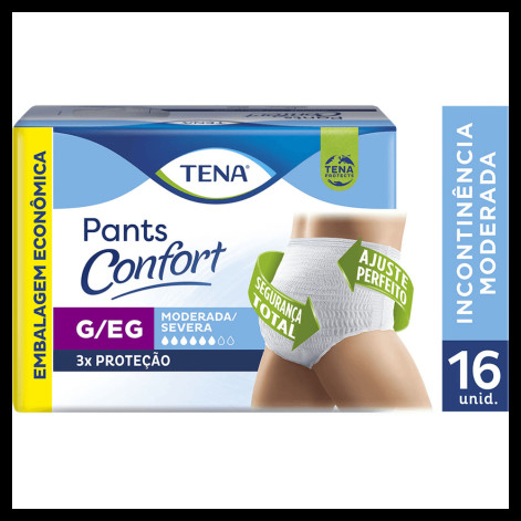 Roupa Íntima Tena Pants Confort G/EG 16 Unidades